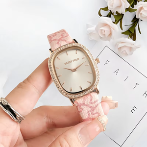 <span class=keywords><strong>Reloj</strong></span> de Cuarzo Barrypolooem de Lujo para Mujer, Diseño Personalizado con Logotipo ODM, Clásico, de Acero Inoxidable, con Esfera de Cristal y Agujas de Aleación con Diseño de Moneda - Product Image 2