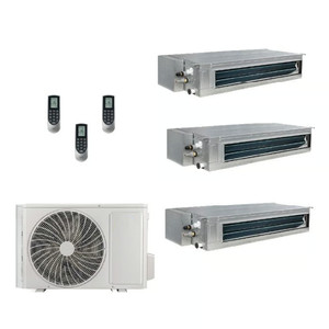Một ++ điều khiển thông minh điều hòa 2/3/4/5 tấn biến tần điều hòa không khí chia hệ thống ducted loại 8-18kw đa chia điều hòa không khí - Product Image 1