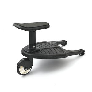 Tùy chỉnh bốn màu bánh xe bé Buggy xe đẩy tay đẩy trạm đứng Hội Đồng Quản trị đôi quá Giang xe với chỗ ngồi cho 3 tuổi - Product Image 3