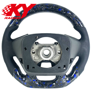 Volant sport en fibre de carbone forgée bleue avec LED et indicateur de régime, personnalisé pour Honda Accord 7ème et 8ème génération, Odyssey RC1 RC2 RC4 RCL2 - Product Image 3