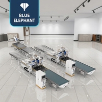Línea de Producción de Puertas de Muebles de Panel con Router CNC de Alta Eficiencia y Alimentación Automática en Venta