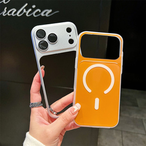 เคสโทรศัพท์แม่เหล็กแบบเปลี่ยนเลนส์กล้องได้ รุ่น Original Converted สำหรับ iPhone 17 16 15 14 Pro Max Armor 2 in 1 พร้อมกระจกเลนส์ Candy AG ฝาหลัง - Product Image 6