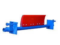Nettoyeur de bande transporteuse primaire et secondaire industriel JUXIN, nettoyeur robuste résistant à l'usure pour les industries des carrières et des agrégats