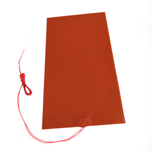 Mantas de calefacción de goma de silicona flexibles personalizadas de 110V 220V 180x455mm para liofilizador - Product Image 4