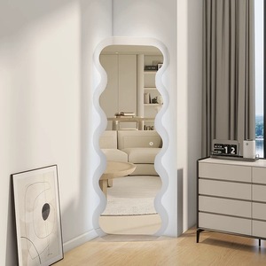 <span class=keywords><strong>Specchio</strong></span> da parete <span class=keywords><strong>specchio</strong></span> <span class=keywords><strong>colorato</strong></span> a forma di onda a forma di onda a tutta lunghezza <span class=keywords><strong>specchio</strong></span> - Product Image 4