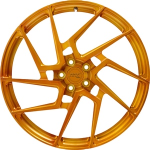 Cerchi in Lega Forgiata di Lusso per Auto da Corsa 18 19 20 21 22 23 24 Pollici 100mm PCD T6-6061 in Alluminio - Product Image 2