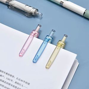 Stylos gel personnalisables avec logo, rose Morandi, bleu, or, jaune, orange, esthétique haut de gamme, largeur d'écriture 0,5 mm, papeterie en plastique pour étudiants - Product Image 3