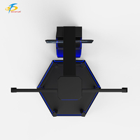 Máquina de Videojuegos VR Mini de Pie, Pantalla Metálica de 32 Pulgadas, 2 Sensores, Interior/Exterior, Funciona con Monedas, para Centros Comerciales y Parques de Diversiones
