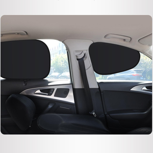 Two-Piece Solid Color Static Adhesive Standard Fit Small <b>Car</b> Side <b>Window</b> Sunshade Heat Insulation Cycling Sun Protection <b>Sticker</b> - Product Image 3