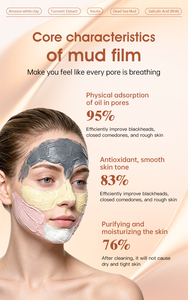 <span class=keywords><strong>Masque</strong></span> facial OEM/ODM à la rose PDRN, <span class=keywords><strong>masque</strong></span> de boue blanchissant avec contrôle du sébum et exfoliant pour un nettoyage en profondeur, minimiseur de pores, <span class=keywords><strong>masque</strong></span> à rincer - Product Image 4