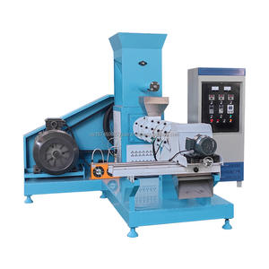 Nouvelle machine de fabrication d'aliments secs pour animaux (chiens, chats) en acier au carbone, extrudeuse complète pour croquettes, capacité 50-500 kg/h - Product Image 1