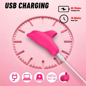 Dolfijn MINI Bullet Pussy Finger Vibrator <span class=keywords><strong>Sex</strong></span> Toy Clitoris Stimulator Massager Geweldige Vinger Vibrators voor Vrouwen - Product Image 5