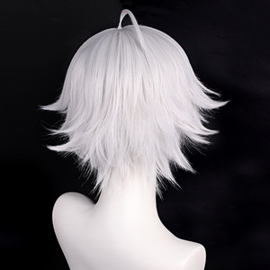 Peluca de Pelo Sintético Corto Blanco para Cosplay de Seth Lowell de Zenless Zone Zero, Disfraz de Anime para Hombre, Halloween, GAHC-030 - Product Image 5