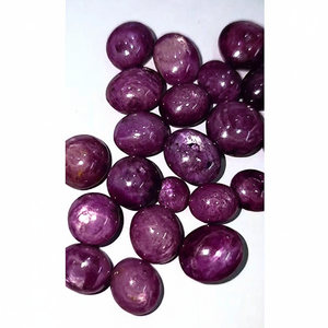 25ชิ้นทับทิมรูปดาวธรรมชาติทรงรีขนาด10มม. ถึง16มม. 322ชิ้นต่อล็อต Iroc ขายดี Manik หลวมอัญมณี CAB เรา $78 - Product Image 1