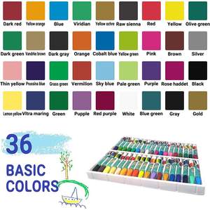 36 colori assortiti pastello a olio Non tossico olio pastello di alta qualità per attività Indoor per bambini, pittura di artisti - Product Image 2