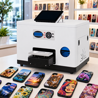 Refinecolor H5, Aplicación Móvil para Escanear Códigos QR, Máquina de Impresión de Fundas para Móviles con Diseño Personalizado, Compatible con Dibujo por IA, Impresora UV de Escritorio para Fundas de Teléfono A5