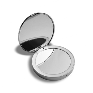 Rechargeable Make <b>up</b> Travel Pocket Foldable Cosmetic <b>Makeup</b> Small Pocket LED <b>Mirror</b> - Product Image 1