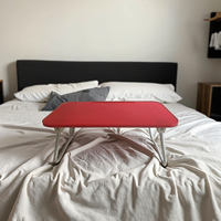 Table d'ordinateur portable de bureau de tour de lit avec le support en plastique d'ordinateur portable