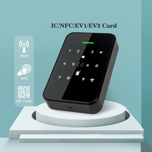 Lecteur de cartes de proximité NFC IC ID RFID Weigand26/34 TTL RS485, contrôleur d'accès dynamique par code QR, mot de passe, Bluetooth et Wi-Fi pour porte - Product Image 2