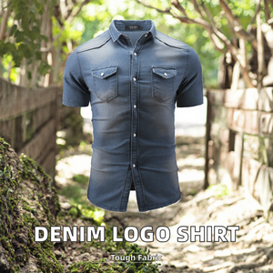 <b>Men's</b> High Quality 100% Cotton Full Sleeved <b>Denim</b> Casual Autumn European American Style Customizable Logo Stand Double Pocket - Product Image 2