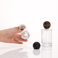 25ml 50ml 100ml Bouteille de parfum en verre vide Bouteille de parfum d'emballage en verre avec pompe de pulvérisation