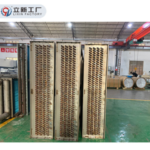 Lixin Factory Copper <b>Tube</b> Aluminum Fin <b>Heat</b> Exchanger With Flange Connection For Refrigerant Non Standard Customization - Product Image 2