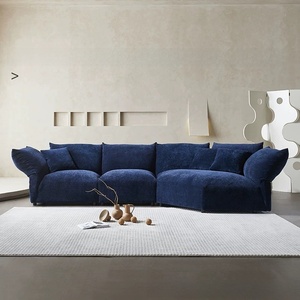 Canapé Modulaire Moderne Cloud, Ensemble de Canapés pour Salon, Style Bouclé de Luxe, Tissu Chenille, Canapé Pétale avec Rembourrage en Duvet - Product Image 2