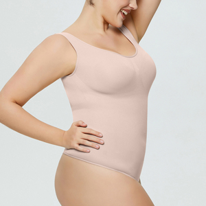 Bán Buôn Lụa Bodysuit Cho Người Lớn Cộng Với Kích Thước Liền Mạch Tummy Kiểm Soát Mông Nâng Lên Ánh Sáng Shapewear Mức Độ Eo Giảm Béo Thoáng Khí - Product Image 5