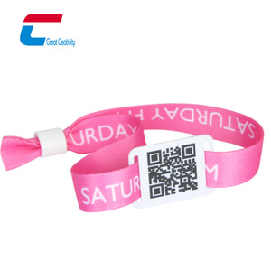 Bracelet RFID en tissu jetable avec puce NFC pour le contrôle d'accès aux événements musicaux et l'identification des visiteurs - Product Image 4