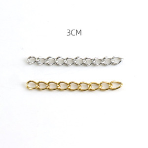 Stainless Steel Extension Chains 18k Gold Plated For Necklace Making DIY Jewelry Accessories Chain Links ZA306Z307Z308Z309Z310 - Product Image 3