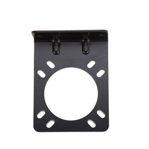 Connecteur de remorque haute durabilité 12-24V, pièces de rechange, assemblage de remorque, cadre en plastique plaqué noir de 2,3 mm d'épaisseur, état neuf - Product Image 3