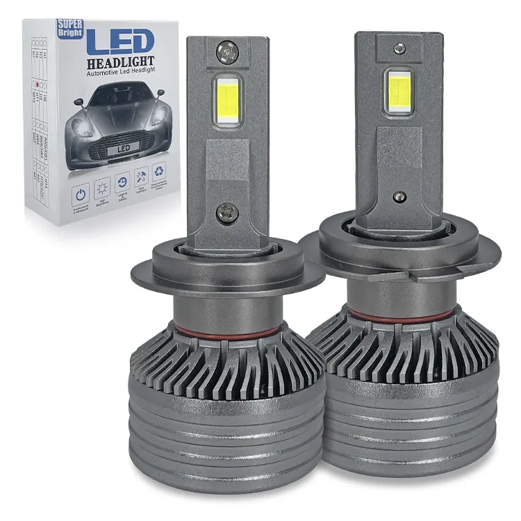 Venta al por mayor 110W 11000lm Auto Led faro H7 Led coche luz H4 Led faro bombilla 9005 9006 Foshan M8 Pro H4 Led faro