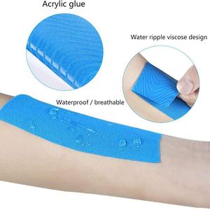 Hypo allergenes Athleten band Kinesiologie band Wasserdichtes Muskel unterstützung klebendes Kinesiologie-Sport band - Product Image 5