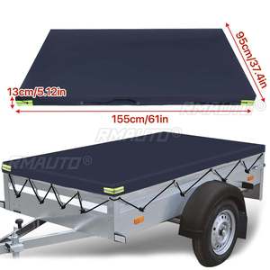 Cubierta Impermeable para Remolque de Campamento de 155x95x13cm, Toldo Protector contra el Polvo y los Rayos UV para Autocaravanas y Campers - Product Image 6