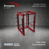 Machine à Squat Commerciale Strongway Smith avec Fonction Musculation, Construction Métallique Certifiée ISO9001/CE
