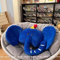 Peluche Éléphant Adorable Rembourrée en Coton PP 51-99cm – Coussin Doux pour Canapé, Lit, Décoration de Chambre, Cadeau, Vitrine de Magasin