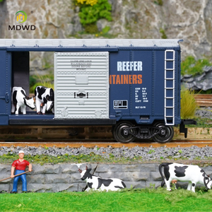 Vagón Refrigerado a Escala HO 1:87 Altamente Detallado para Aficionados a Ferromodelismo y Constructores de Maquetas - Product Image 5