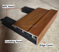Système de fixation pour poutre de terrasse WPC, accessoire de plancher pour l'installation de revêtements extérieurs et de terrasses.