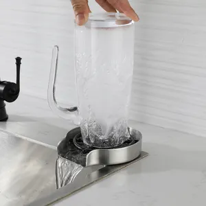 Modern ve popüler bardak yıkayıcı mutfak lavabo dönen yüksek basınç hızlı otomatik bardak yıkama