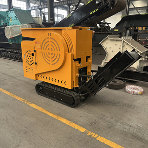 Crawler Concrete Mobile Jaw Crusher Small Crawler Crusher <strong>Machine</strong> With Gasoline / Diesel Engines Factory Price - Product Image 5