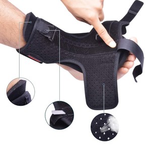 Attelle de cheville réglable attelle de pied goutte attelle orthopédique attelle de nuit soins de santé du pied pour fasciite plantaire Achilles tendiniti - Product Image 4
