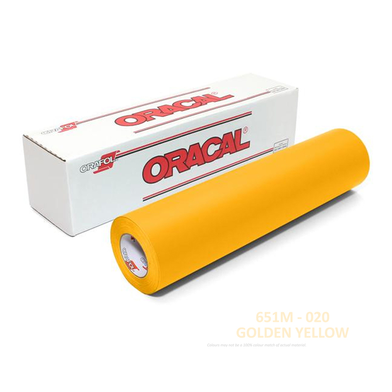 Высокое качество, Лидер продаж, Oracal 651 промежуточный Cal Matt-(020), золотисто-желтый цвет, Виниловая наклейка