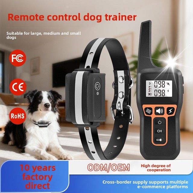 BestSelling Electronic Remote Control Dog Trainer,Voice Controlled Bark Stop Device  Dog Training Collar Dog Collar