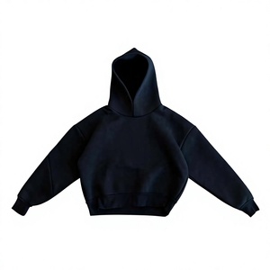 Hoodies Custom logo Customized Color Heavy Weight <b>Men</b> Solid 100% Cotton <b>Fleece</b> Regular Fit Luxury Blank Winter Dyed Pocket - Product Image 1