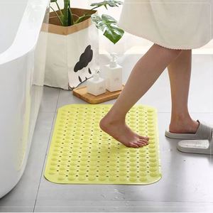 Tapis de bain imperméable en PVC avec ventouses antidérapant sécurité douche baignoire sol Massage pied Pad - Product Image 3