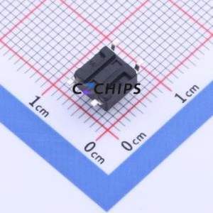 TS-1102SD-C-D-B Tactile Switch SMD-4P,6x6mm Switch Single Pole Single Throw Round Button 2.6N Vertical Mount - Product Image 2