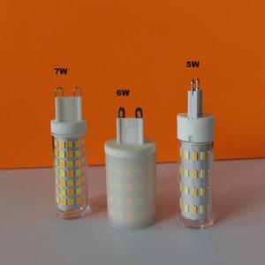 AC110V 220 В 2700-6500K с регулируемой яркостью, Беспроводная интеллектуальная лампа G9, 5 Вт, светодиодная лампа для кукурузы, работа с алексой, Google Assistant - Product Image 5
