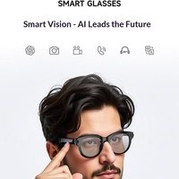 Lunettes Intelligentes Transfrontalières M89-S 8MP avec Traduction IA, Stabilisation d'Image, Transmission Wi-Fi pour Appels et Écran Tactile