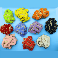 Offre Spéciale – Patch brodé en chenille 3D personnalisé, auto-adhésif et thermocollant, avec lettres en chenille pour vêtements, vestes, sacs à dos et chapeaux