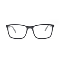 Lunettes optiques unisexes de forme carrée pour adultes, montures en acétate pleine monture élégantes et solides, verres en PC, légères, pour un usage quotidien